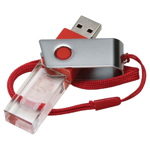 3D Crystal Swivel Flash Drive 16GB image2